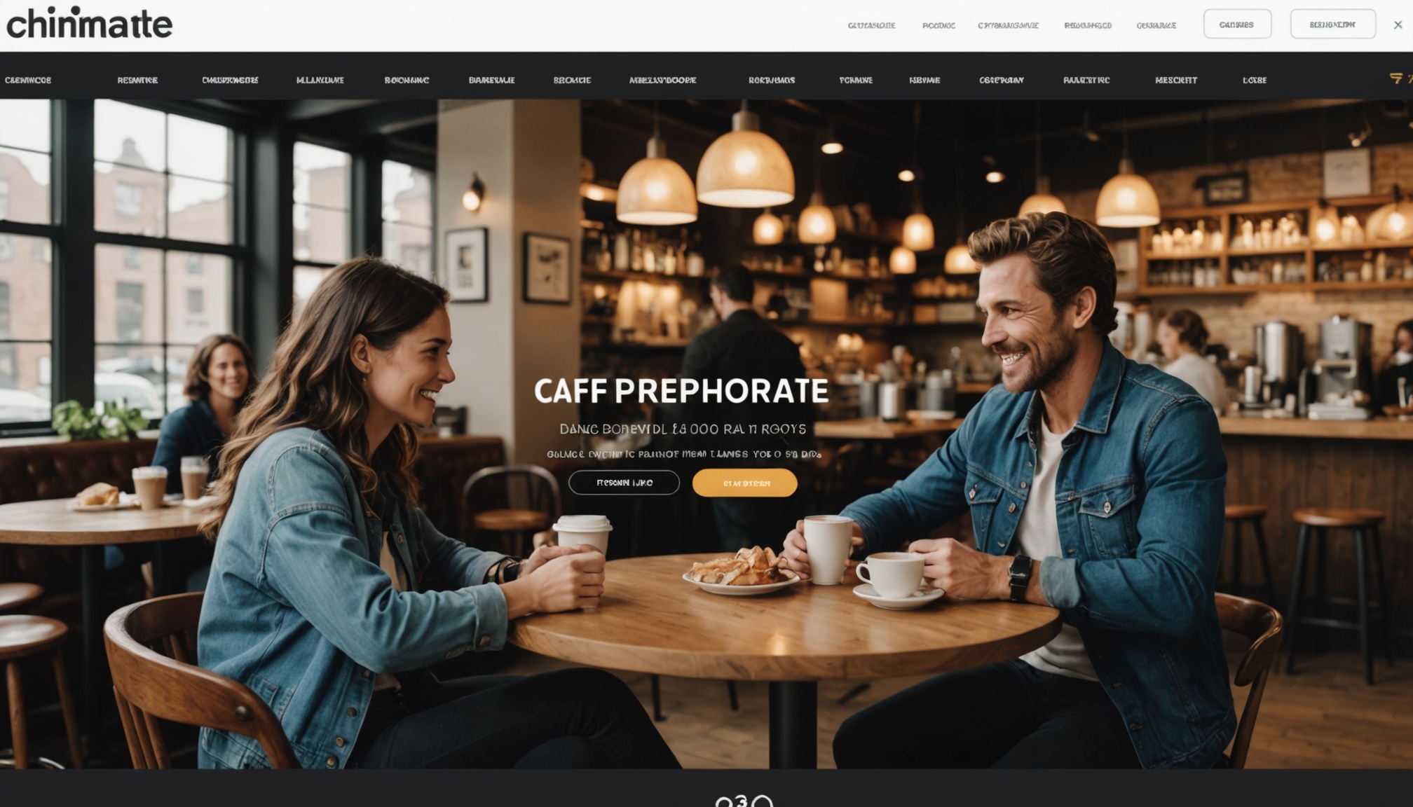 Warm café interior representing Broperks digital loyalty locations